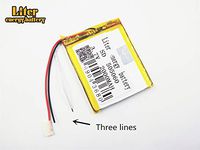 3 Lines 3.7V 2000mAh 505060 Lithium Polymer Ion Rechargeable Battery Lithium 3lines Polymer Li-Po Battery for MP4 GPS MP3 Bluetooth Stereo DIY Gift