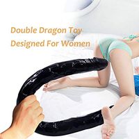 21.6 Inch Waterproof Double Ended Huge Flexible Double Sided Ďìld`ɔ Soft Silicone Realistic Tool for Women Men Female STRE041