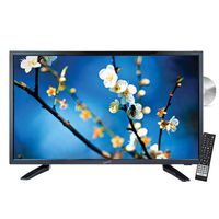 Supersonic SC-2212H LED Widescreen HDTV 22", Built-in DVD Player with HDMI, USB, SD & AC/DC Input: DVD/CD/CDR High Resolution and Digital Noise Reduction | HDMI Cable Included