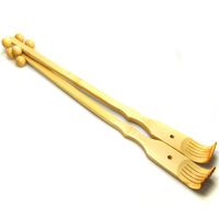 Bamboo Back Scratcher Deluxe Massager Therapeutic Body Massage 2 PACK