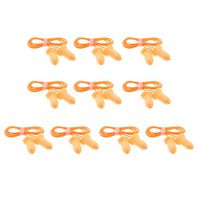 10 Pairs Sleeping Noise Prevention Earplugs Foam Ear Plugs Perfect for Construction Workers, Students, Musicians