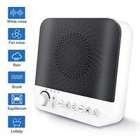 White Noise Machine for Sleeping, Portable Sound Machine with 17 Soothe Sounds, LED Night Light, Sound Therapy Machine for Insomnia Baby, Timer & Volume Control for Home Office Travel (Dark Gray)