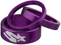 Spank Spacer Kit 3/6/12mm Bike Headsets & Accessories, Purple