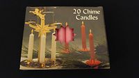 4" CHIME CANDLES Pink Mini Wax 2 Hour Burning Unscented Short Tapers Box of 20