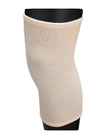 uxcell Unisex Stretchy Compression Kneecaps Adjustable Knee Pads Socks Medium Beige