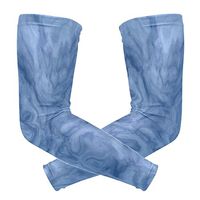 LEVEIS Hipster Marble Texture Arm Sleeves UV Protection for Men Women Sunblock Protective Gloves Running Golf Cycling Driving Long Arm Cover 1 Pair