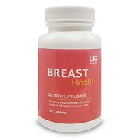 LIG Breast Health-Natural Herbal with Nodules and Cysts Relief Supplement-Anti-inflammtoty & Anti-oxidant Tablets-Balance Hormone Level and Maintain Breast Gland Function