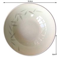 AXZHYX Bowl Japanese Ceramic Family Soup Bowl Creative Ramen Bowl Mixing Bowl Dessert Bowl Hotel Tableware Home Noodles Boiled Fish Soup Bowl (Color : One)