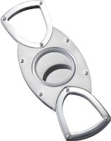 Visol VCUT16 Leon High Polish Satin Large Guillotine Cigar Cutter
