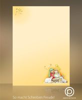 Christmas crib – christmas paper fantastic stationery set containing sheets and matching envelopes