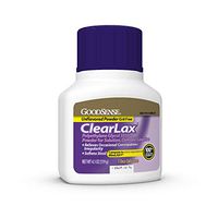 GoodSense ClearLax, Polyethylene Glycol 3350 Powder for Solution, Osmotic Laxative and Stool Softener for Constipation Relief, 26.9 Ounce