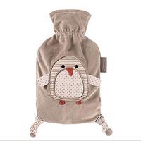 YUN Cartoon Cute Jacket Filled with Water PVC Hot Water Bottle Hand Warmers 0.8L