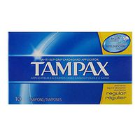 Tampax Regular Tampons with Flushable Cardboard Applicator - Regular - 10 ct