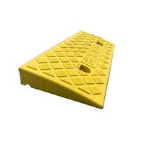 Garage Step Ramp Mat, Portable Rubber Bicycle Uphill Mat, Dock Transport Threshold Farm Mower Uphill Mat Anti-Skid Compression Wear 7cm / 11cm (Color : Yellow, Size : 50277CM)