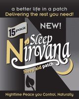 Ntrinsiq Works Sleep Nirvana - Sleeping, Soothing & Calming Aid Patch - Lavender Scented - Made with Melatonin, Hops, Passion Flower & Valerian Root (30 Pack)