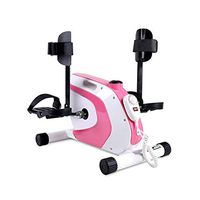 Portable Exercise Bike, Under Desk Leg Pedal Exercise, Adjustable Resistance with LCD Display,Electronic Physical Therapy and Rehab Bike,A
