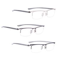 READING GLASSES 3 pack Half-rim Readers +2.00