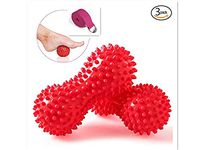 Shower Foot Massager Scrubber Cleaner for Shower Floor Improves Foot Circulation Remove Foot Dead Skin and Reduces Foot Pain;[2 Massagers 1 Yoga Belt]