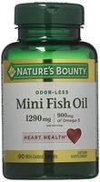 Aceite De Pescado 1290 Mg, 90 Mini Capsulas Blandas Inodoras