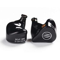 BGVP DM6 5 Balanced Armature 5BA Drivers MMCX Detachable HiFi Audiophile in-Ear Earphone IEMs (Solid Black)