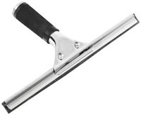 Impact 6222 Stainless Steel Squeegee with Non Slip Rubber Grip Handle, 12" Length x 5-1/4" Width x 1" Height (Case of 6)
