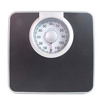 Lcxliga Mechanical Bathroom Scale,Precision Weight Physician Scales,Oversized Precision Dial Analog Scale,for Hospital/Family/Gym (Color : Black)