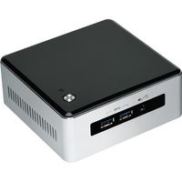 Intel Nuc5i3myhe Desktop Computer - Intel Core I3 I3-5010u 2.10 Ghz - Silver, Black - Ddr3l Sdram R