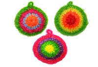 Dish Scrubber Non Scratch no Smell Dish Cloth for Kitchen Washing Dishes Cleaning net 3 Pack