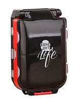 Black and Red Travel Pills Carrying Case