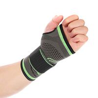 Sports Wrist Brace Hand Adjustable Tendonitis Support Strap 19-21CM Left and Right Hand Golf Gym Squash Tennis Working Weight Lifting Typing Basketball Badminton Volleyball Equipment