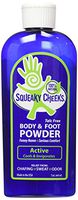 Natural Foot Powder - Shoe Deodorizer That Will Prevent Blisters, Chafing, Rash, and Foot Odor, and Will Keep Shoes Smelling Fresh For Up To Six Months - Squeaky Cheeks Foot and Body Powder