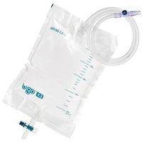 Ugo 2L Night Bags (x10) – Urine Drainage Bags/Catheter Night Bags, T Tap or Lever Tap with Kink Free Connection (Pack of 10) (Ugo 13 - T Tap (Continuous Drainage), Sterile)