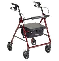 McKesson Lightweight Aluminum Rollator - Silver - 1 Each / Each - 72683801