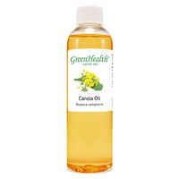 GreenHealth Canola Seed – 4 fl oz (118 ml) Plastic Bottle w/Cap – 100% Pure Carrier Oil