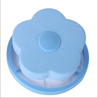 Washing Machine Filter Bag Hair Remover to The Dander Net Cleaning Wash Bag Filter Hair Suction Hair Debris Laundry Bag,Blue