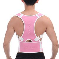 KIWI RATA Back Brace Posture Corrector Fully Adjustable Support Brace Improves Posture Lower Lumbar Support for Slouching & Hunching Thoracic Kyphosis Lower Upper Back Neck Pain