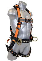Malta Dynamics Warthog MAXX Side D-Ring Harness with Removable Belt and Additional Padding (XXXL), OSHA/ANSI Compliant