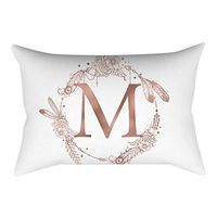 WILLTOO 💞💞 Travel Pillow, A-T Lucky Letter Pillows,Cute Home Decor