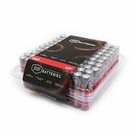 Berkley Jensen AAA Alkaline Batteries with Reclosable Box, 100 ct.