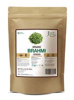 Just Jaivik 100% Organic Brahmi Powder Bacopa Monnieri- USDA Certified Organic, 227 GMS / 1/2 LB Pound / 08 Oz