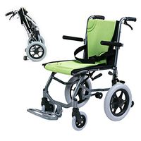 LAZ Wheelchairs Strong Folding, Travel with Brake, Portable Push Transport Lightweight Outdoor 330 Lbs/150kg Weight Capacity