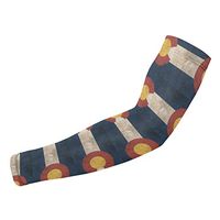 Sincerity First Vintage Colorado Flag UV Protection Cooling Arm Sleeves for Sports Motorcycle Men Women