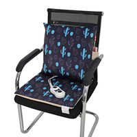 DONGBALA Electric Warming Cushion, Office Chair Electric Heating Pad Soft Heating Seat Blanket Hand Body Warmer Cushion Winter Supplies,D