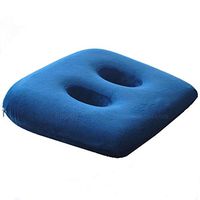 GPFDM 2PCS Memory Foam Sit Bone Relief Cushion for Butt, Lower Back, Hamstrings, Hips, Ischial Tuberosity,A