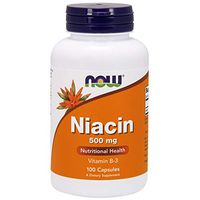 Niacin, 500Mg, 100 Caps by Now Foods (Pack of 6)