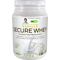 Andrew Lessman Secure Whey Complete Meal Replacement - Vanilla 30 Servings – Only 63 Calories, 7 Grams Whey Protein, Vitamins & Minerals, Low-Fat, Nutritious, Delicious, Mixes Instantly