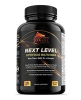 Next Level SuperFoods Multivitamin for Athletes, Runners & Bodybuilders - Energy, Focus & Blood Flow - Beetroot, Pomegranate, Raw Cacao, Kale, Spinach