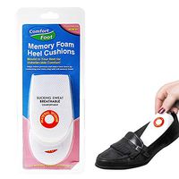 1 Pair Womens Memory Foam Heel Cushion Insert Instant Comfort Fits Any Shoe Size