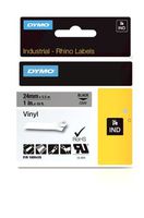 DYMO Rhino Adhesive Vinyl Label Tape, 1-inch, 18-foot Cassette, bra (1805425)