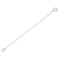 2pcs Sterling Silver Chain Extender Strong and Long Lasting - 1 inch Chain Extension for Necklace Anklet Bracelet SS287-1